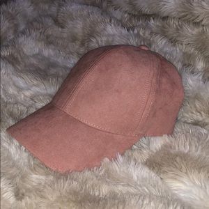 H&M pink suede hat